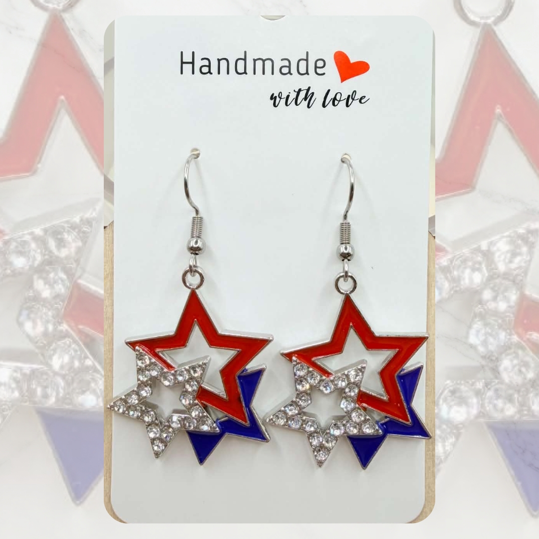 Patriotic Charm Earrings - Image 9