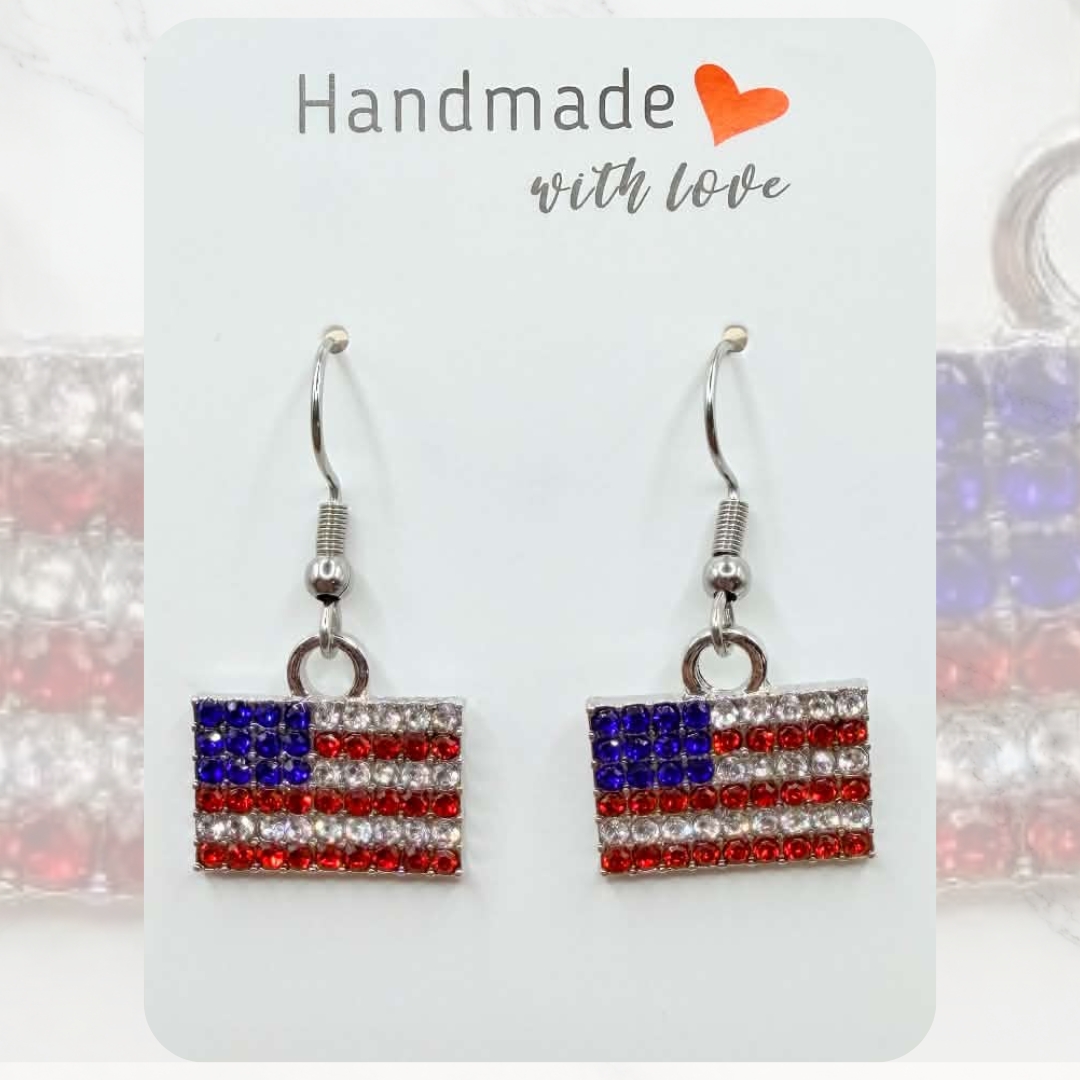 Patriotic Charm Earrings - Image 8