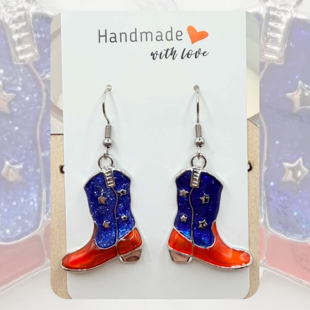Patriotic Charm Earrings - Image 5