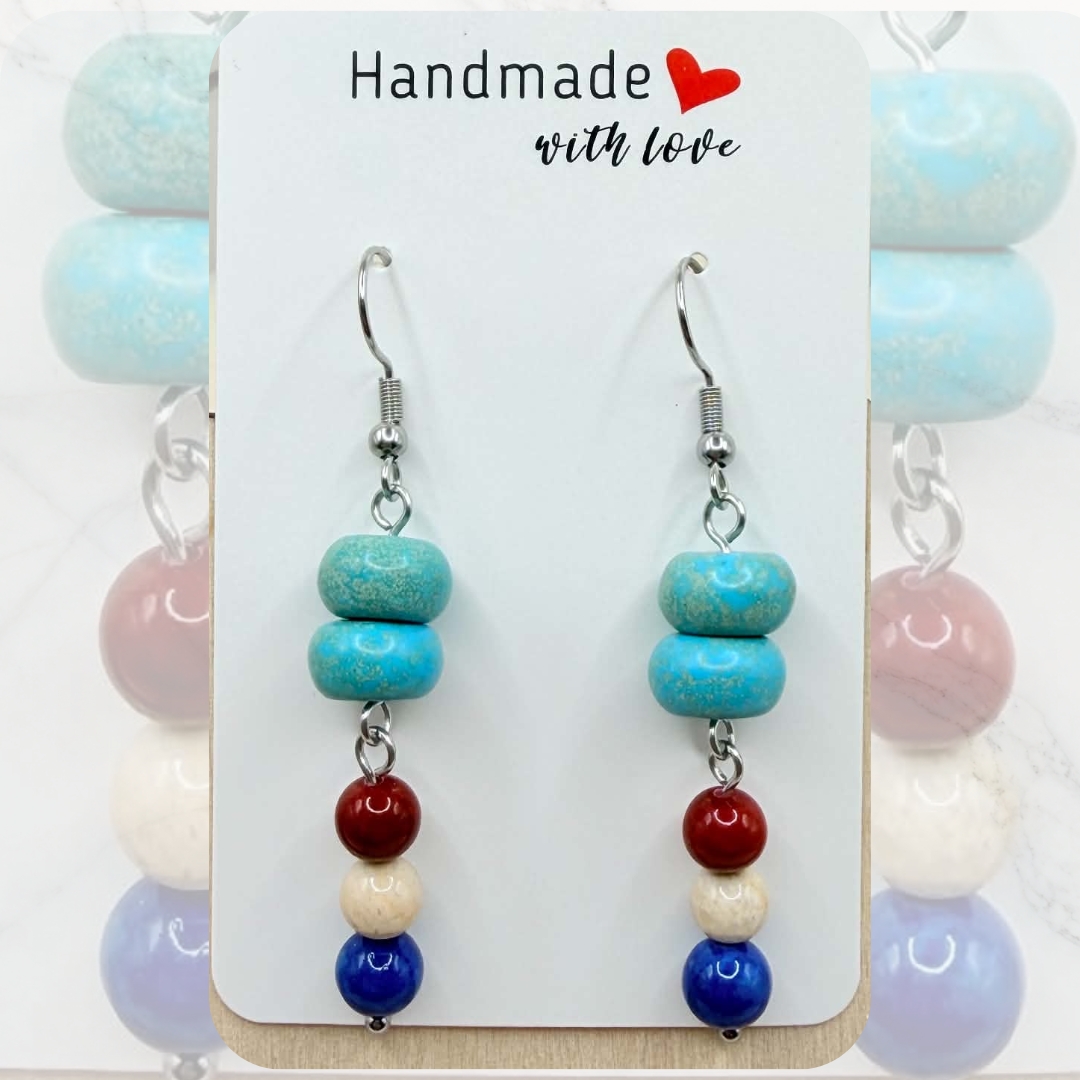 Southwestern‑Inspired Gemstone Earrings - Image 3