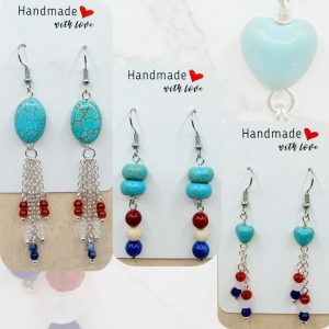 Southwestern‑Inspired Gemstone Earrings