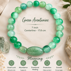 Handmade Gemstone Aventurine Bracelet