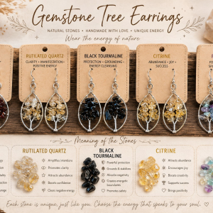 Handmade Pierced Earrings – Gemstone, Dangle, Hoop & Unique Designs